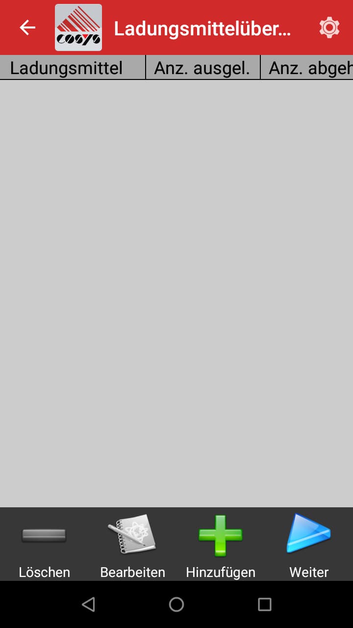 TMS Software Ablieferscannung Lademittel