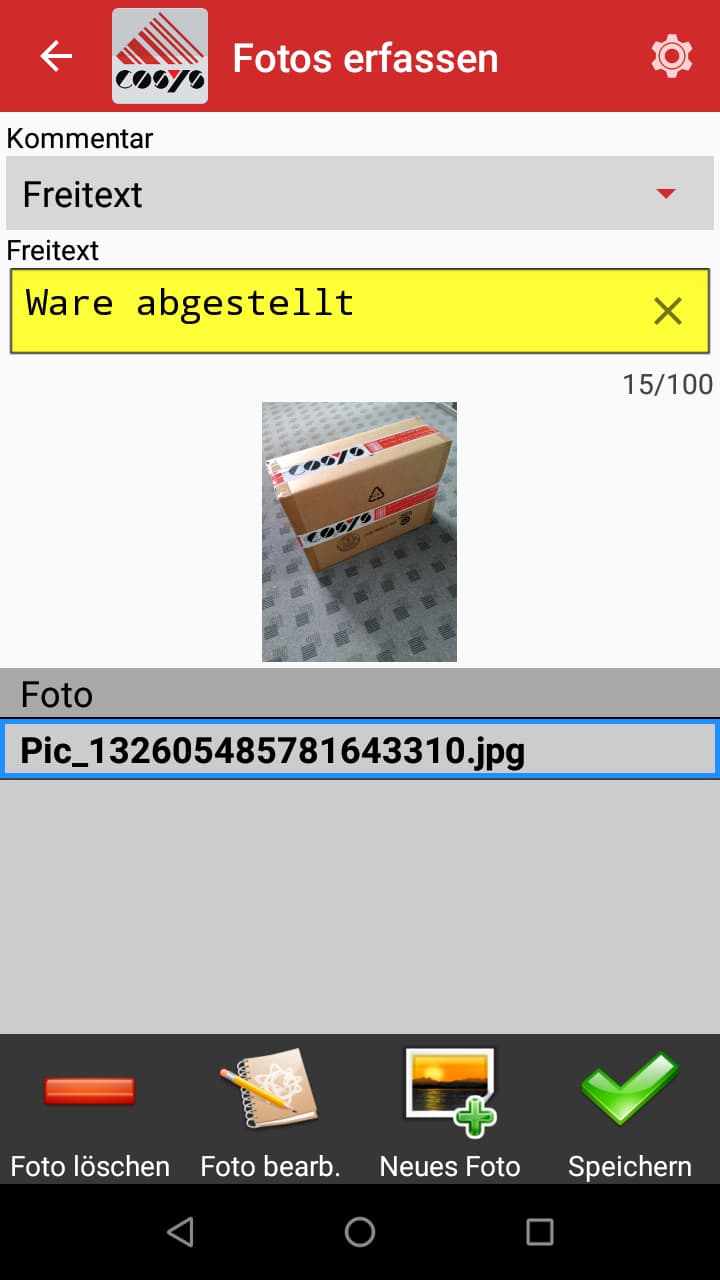 TMS Software Tourenübersicht