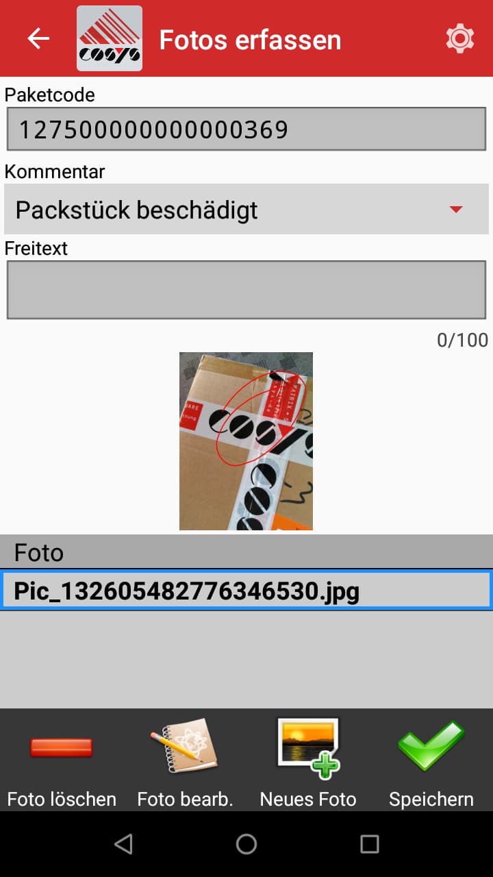 TMS Software Tourenübersicht