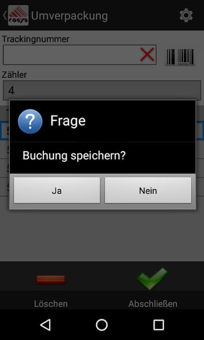 Umverpackung Aggregation Tabak Track and Trace