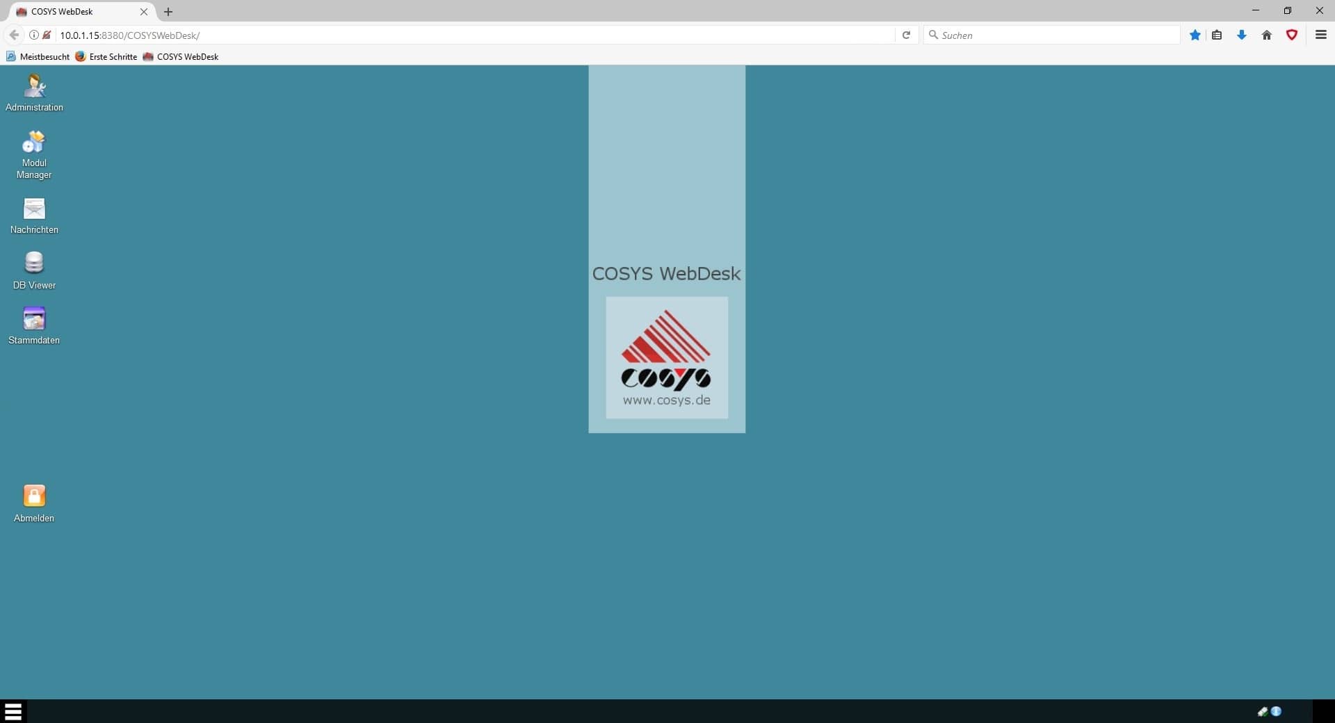 COSYS Cloud Computing Web Ansicht COSYS Cloud Computing Web Ansicht