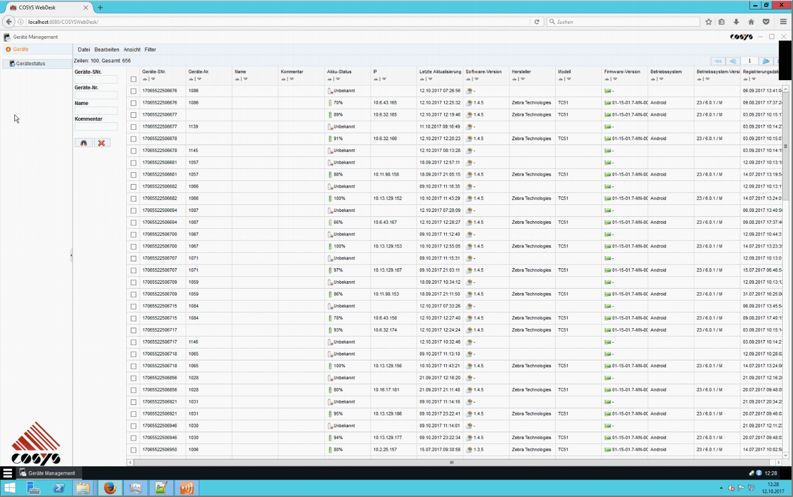 COSYS Cloud Computing Gerätemanagement COSYS Cloud Computing Gerätemanagement