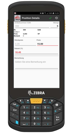Zebra TC20 Keypad Zebra TC20 Keypad
