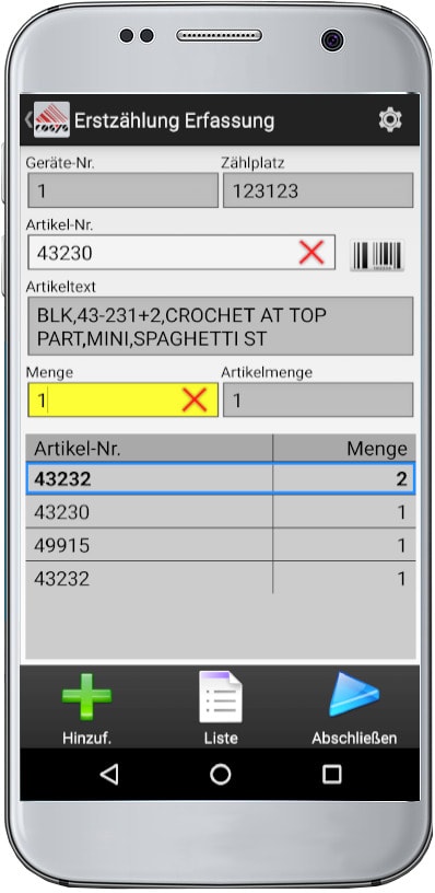 Inventory Management Android Inventory Management Android