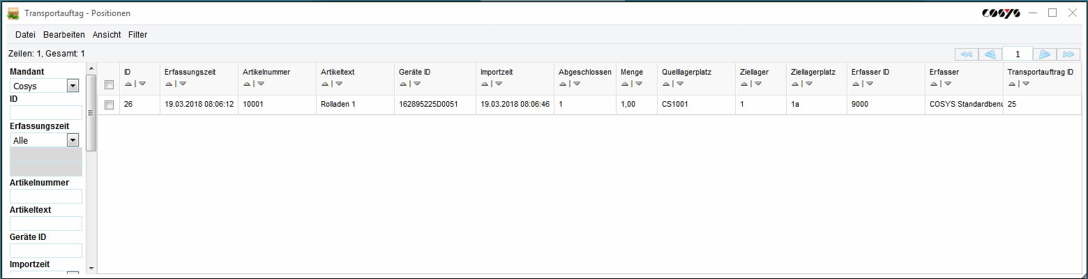 Kanban Bestellung Verwaltung COSYS WebDesk