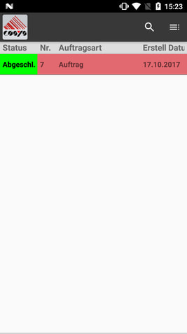 Kundenbestellung Auftrag bearbeiten 