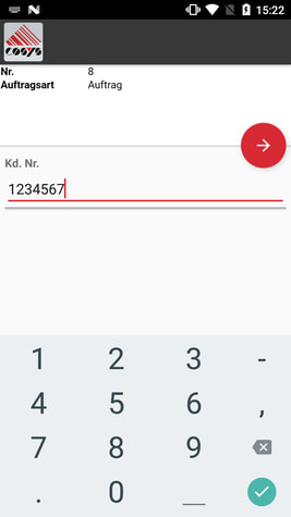 Kundenbestellung Auftrag erfassen 