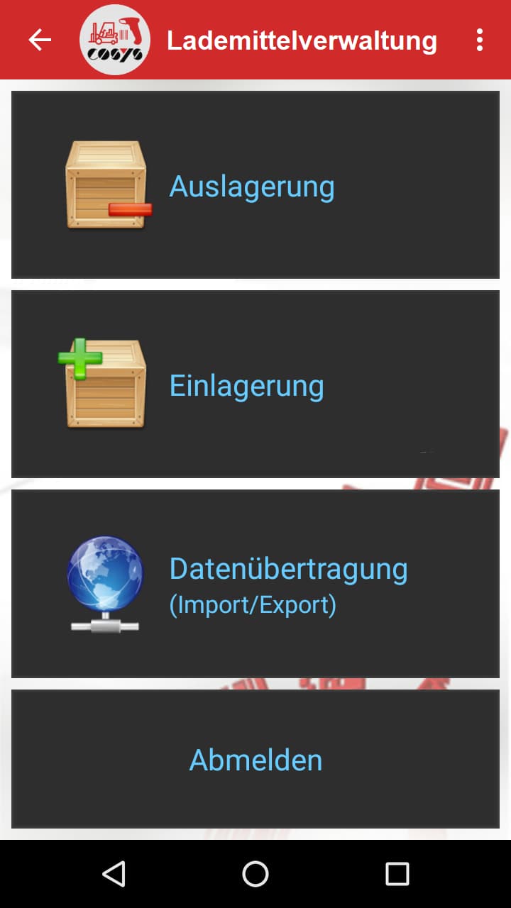 Lademittelverwaltung MDE Software Lademittelverwaltung MDE Software