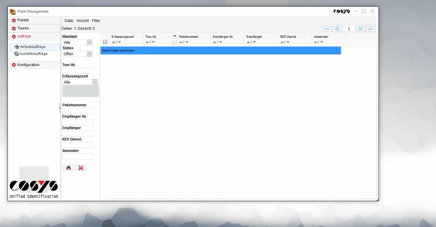 Ablieferscannung Reverse / Abholung von Kunden
