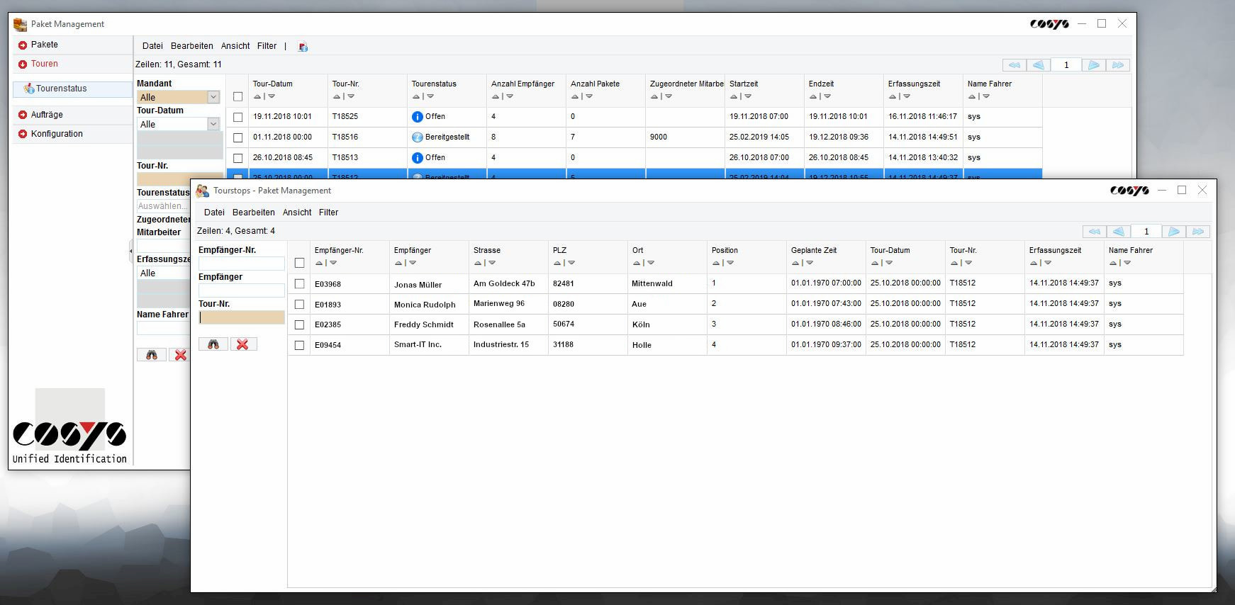 Ablieferscannung Reverse / Abholung von Kunden