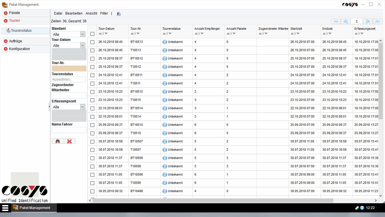 Ablieferscannung Reverse / Abholung von Kunden