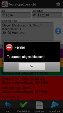Auslieferung Ablieferscannung Mobile Datenerfassung