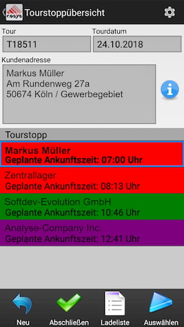 Auslieferung Ablieferscannung Mobile Datenerfassung