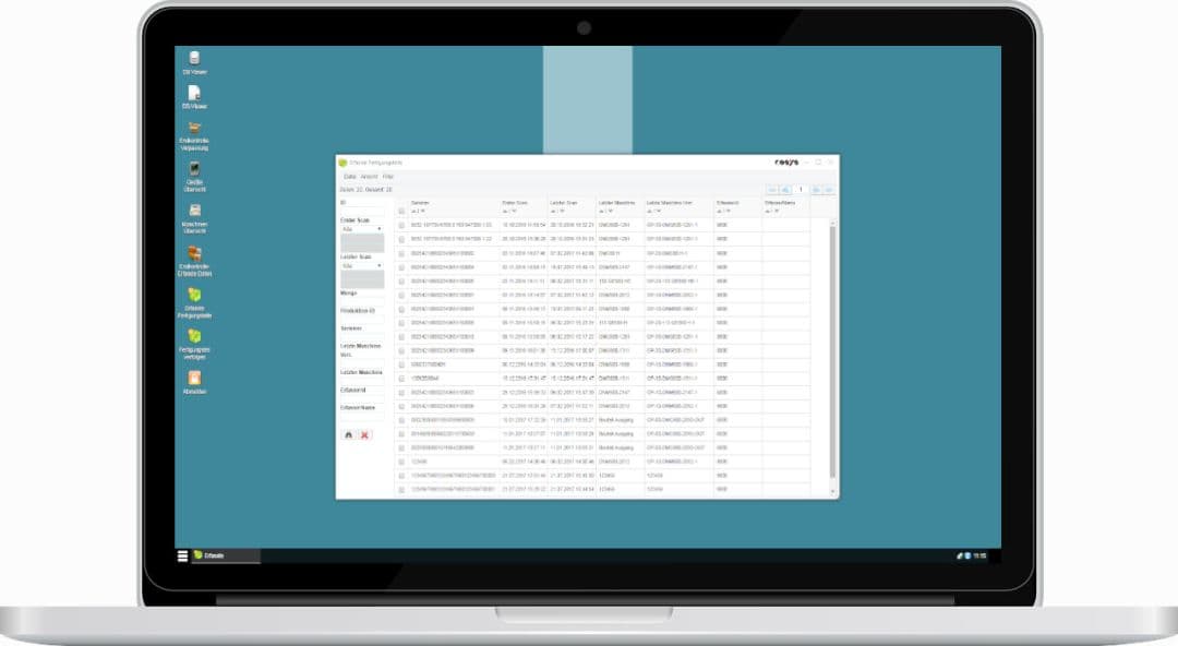 Produktion Bauteilrückverfolg Rückverfolgung Barcode Scannen mobile Datenerfassung Software Softwarelösung Produktion Bauteilrückverfolg Rückverfolgung Barcode Scannen mobile Datenerfassung Software Softwarelösung