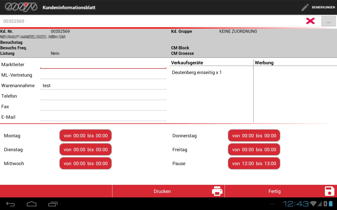 Android Lösung mobiler Lieferscheindruck Android Lösung mobiler Lieferscheindruck