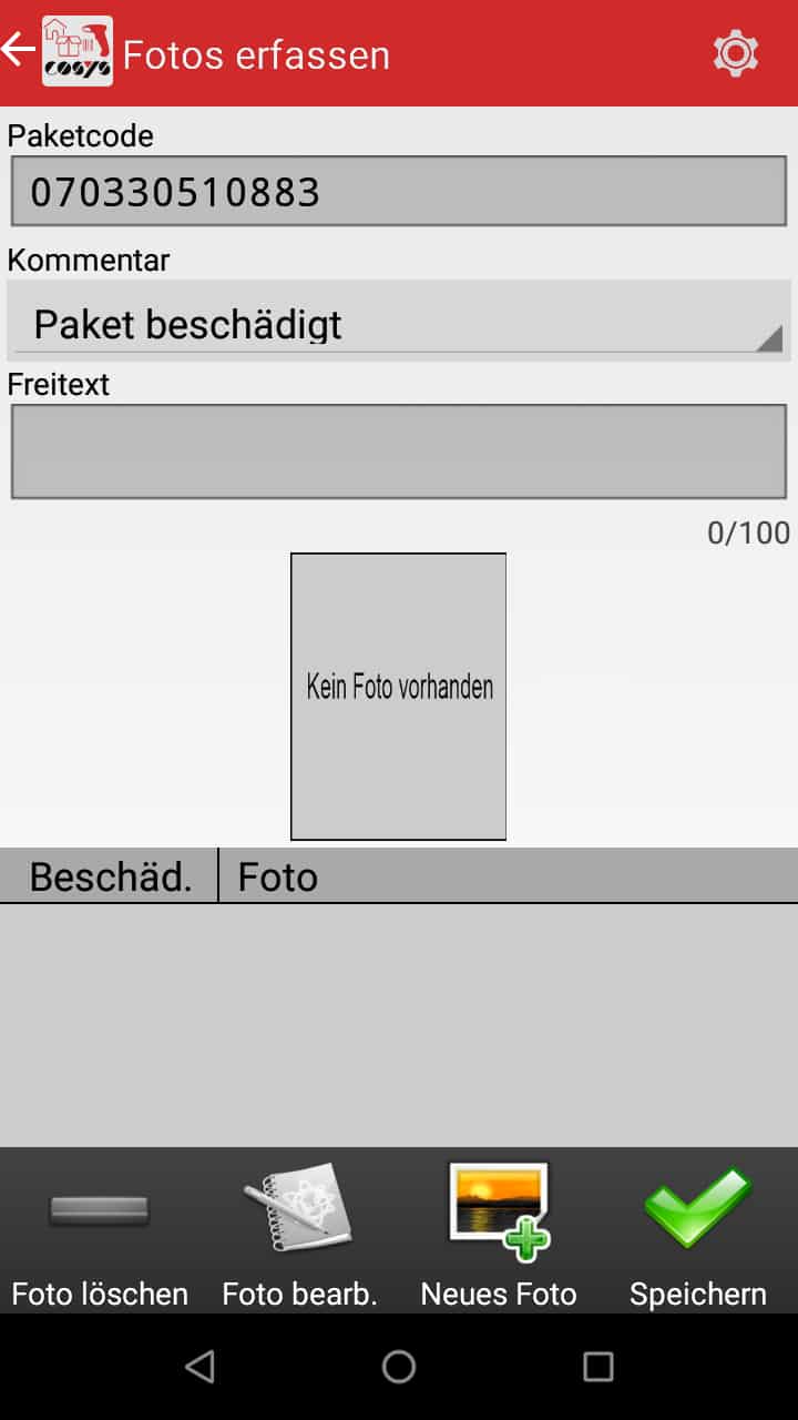 Transport im Paket Management Softwaremodule