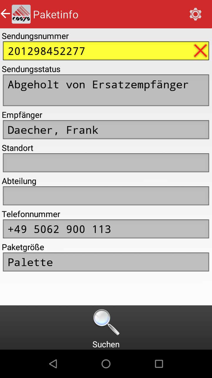 Transport im Paket Management Softwaremodule