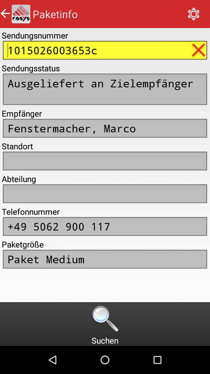 Transport im Paket Management Softwaremodule