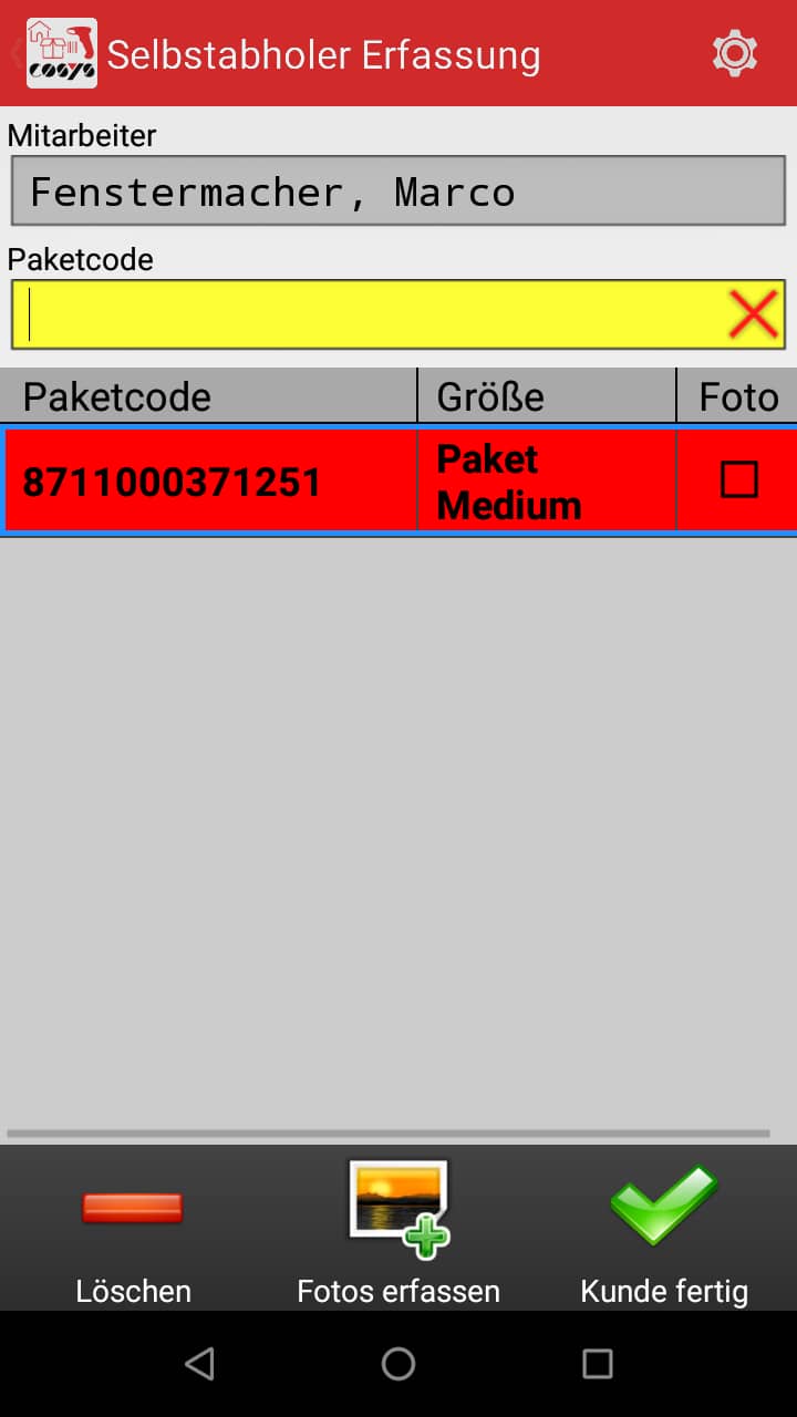 Transport im Paket Management Softwaremodule