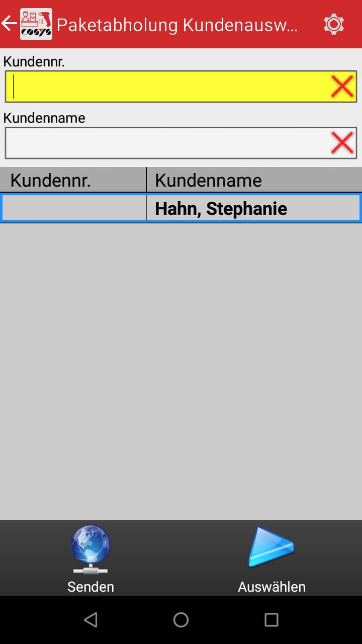 Paketabholung Paketshop Software