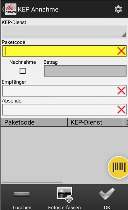Paketshop Management COSYS Softwarelösung Paketshop Management COSYS Softwarelösung