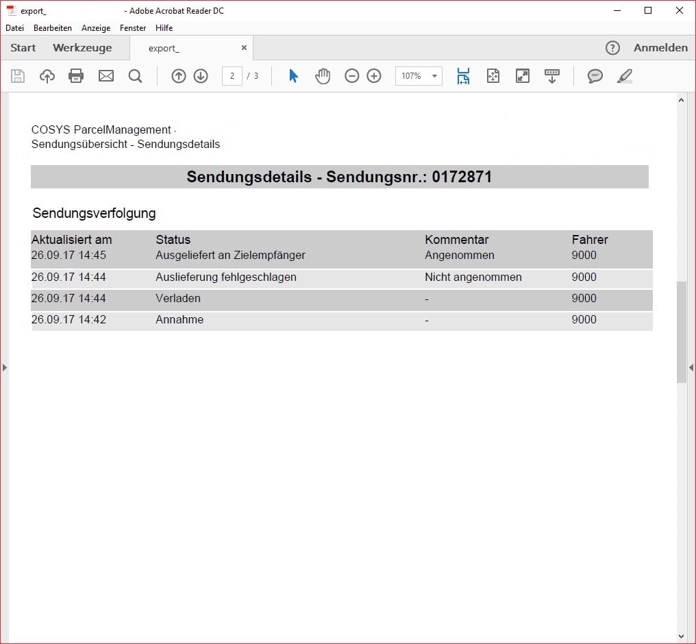 Paketshop Management COSYS Softwarelösung Paketshop Management COSYS Softwarelösung