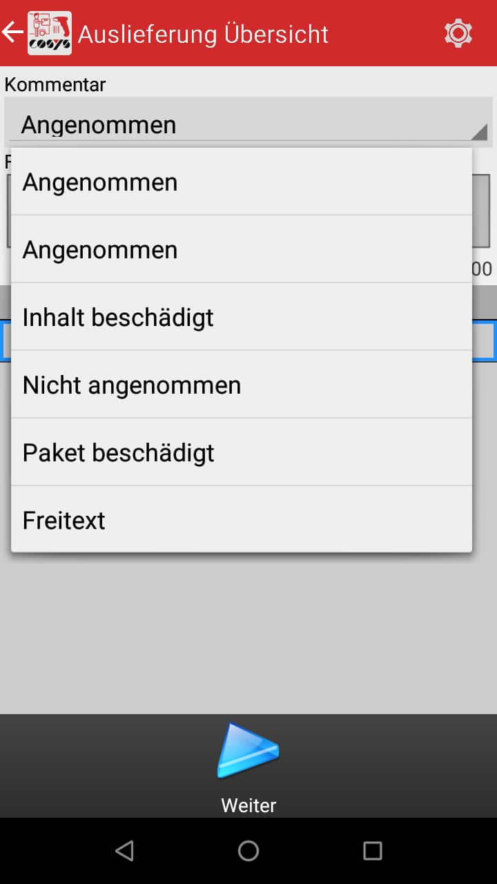 Transport im Paket Management Softwaremodule