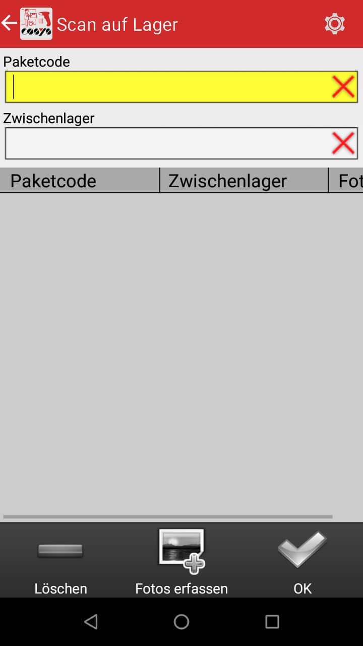 Transport im Paket Management Softwaremodule