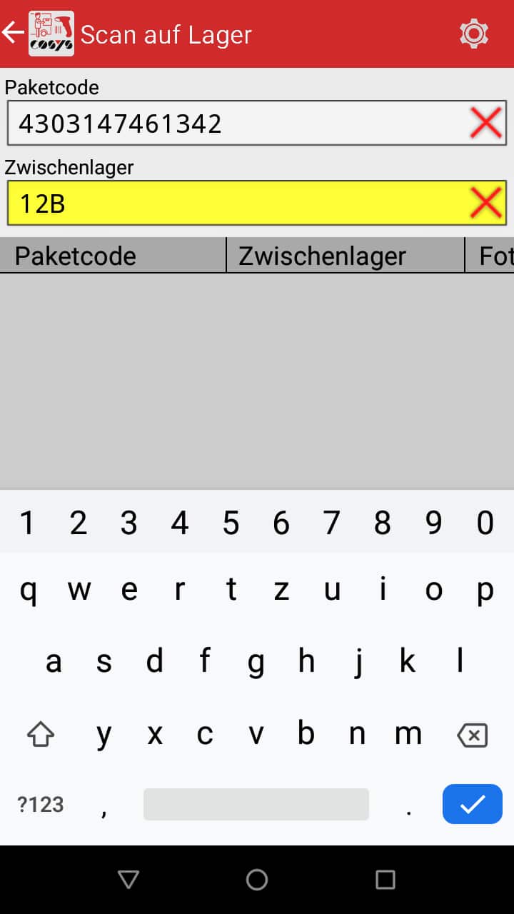 Transport im Paket Management Softwaremodule
