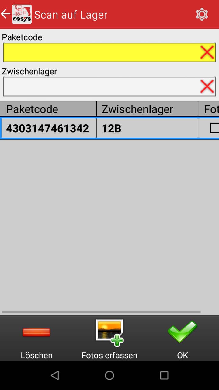 Transport im Paket Management Softwaremodule