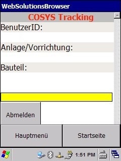 Bauteilverfolgung Production Management (Manager) Softwarelösung Bauteilverfolgung Production Management (Manager) Softwarelösung