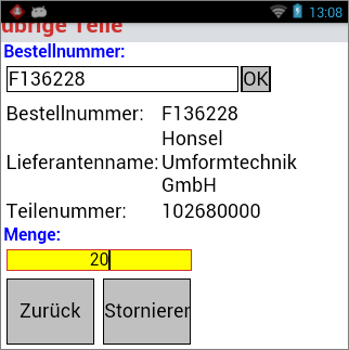 Stornierung von Wareneingängen Stornierung von Wareneingängen
