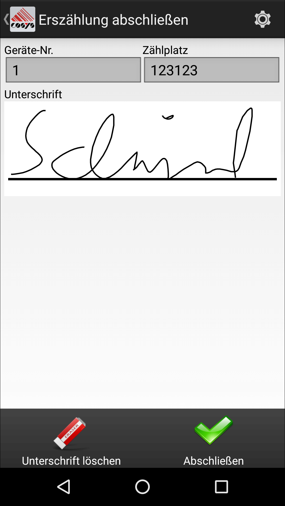 Inventur auf Android Inventur auf Android