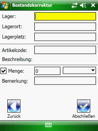 Bestandskorrektur Windows Mobile / CE Software von COSYS