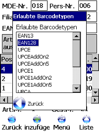 Filialtausch Windows Mobile / CE Software COSYS