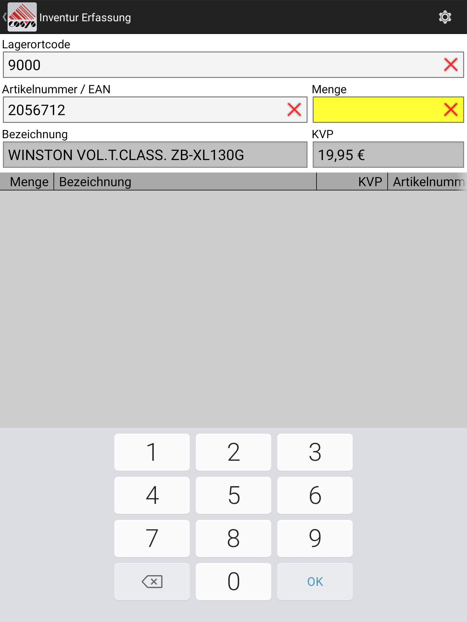 Handsfree bei der Inventur Handsfree bei der Inventur