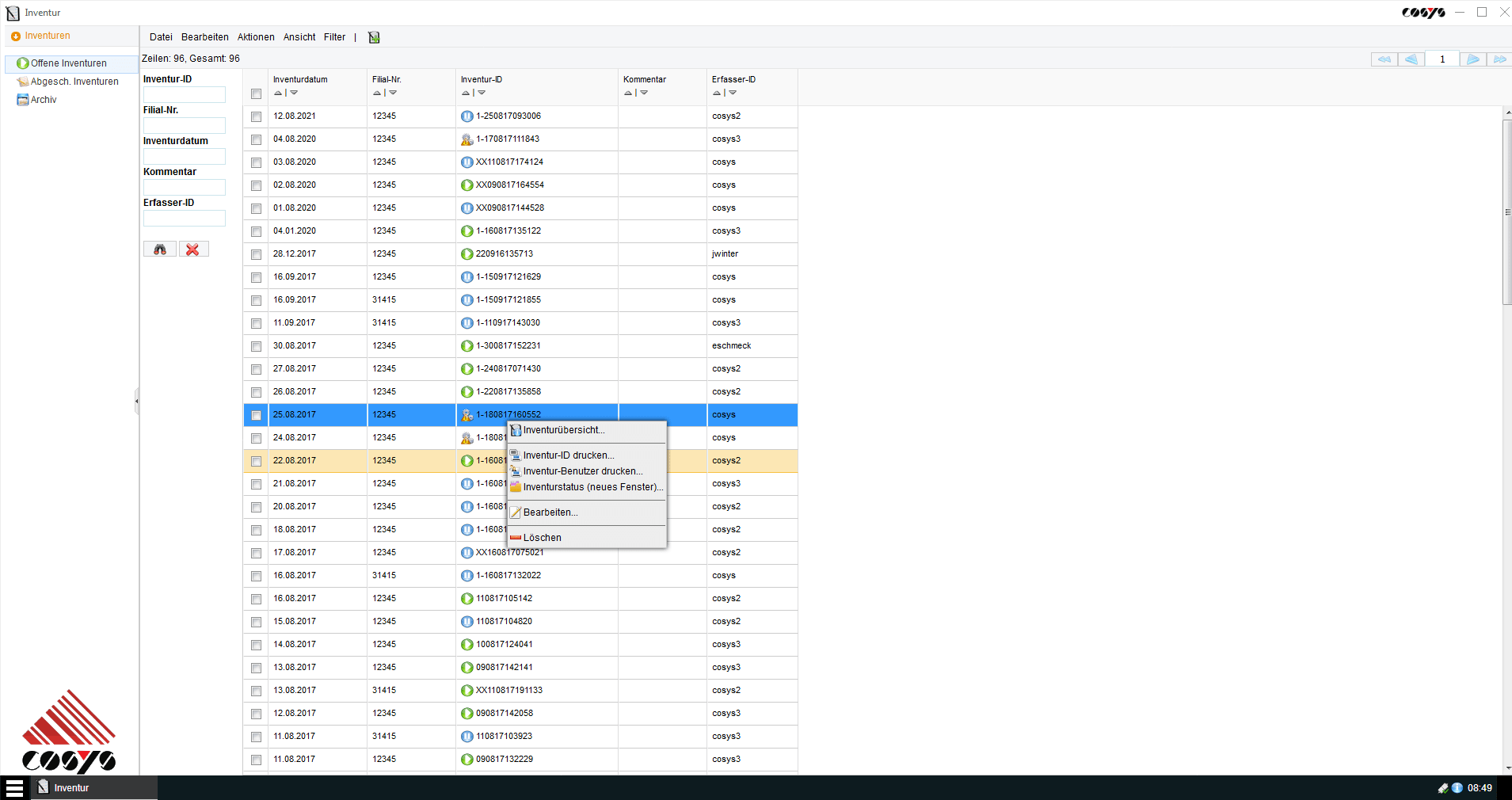 Inventur WMS Warehouse Management System Inventur WMS Warehouse Management System