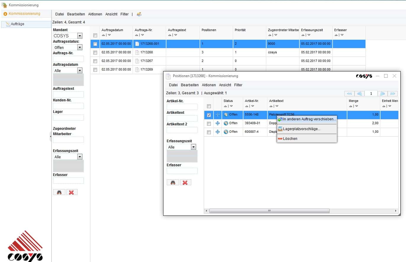 WMS Warehouse Management Kommissionierung WMS Warehouse Management Kommissionierung