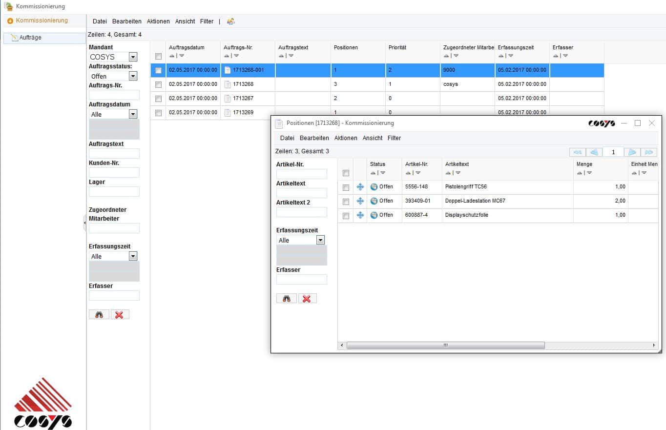WMS Warehouse Management Kommissionierung WMS Warehouse Management Kommissionierung