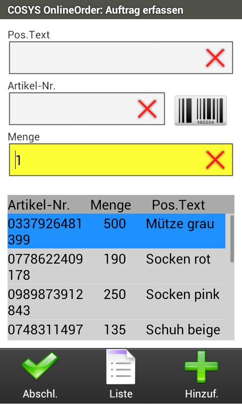 Online Order mobil WMS Warehouse Management System Online Order mobil WMS Warehouse Management System
